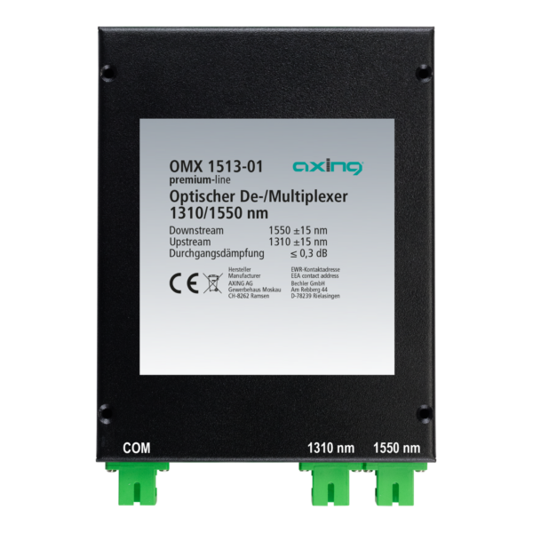 OMX 1513-01 Optical de-/multiplexer 1310/1550 nm
