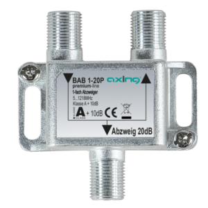 BAB 1-20P 1-way tap | 20 dB | 5…1218 MHz | housing design 01