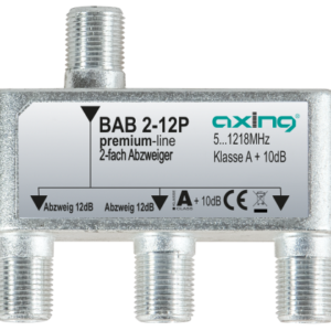 BAB 2-12P 2-way tap | 12 dB | 5…1218 MHz | housing design 01