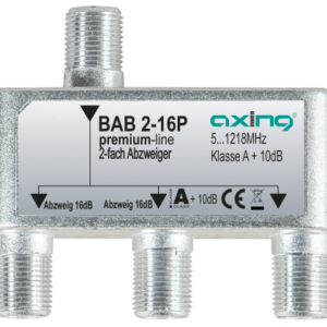 BAB 2-16P 2-way tap | 16 dB | 5…1218 MHz | housing design 01