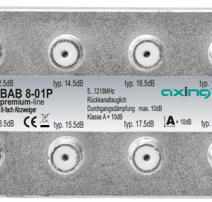 BAB 8-01P 8-way tap | 12.5…19.5 dB | 5…1218 MHz | housing design 02