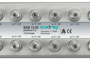 BAB 12-02 12-way tap | 5…1006 MHz | terminal type | housing design 02