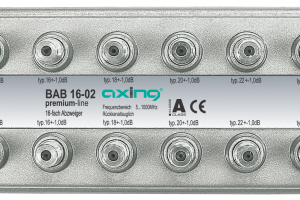 BAB 16-02 16-way tap | 5…1006 MHz | terminal type | housing design 02