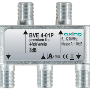 BVE 4-01P 4-way splitter | 5…1218 MHz | housing design 01