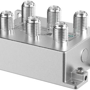 BVE 6-02X 6-way splitter | 9.5 dB | 5 … 1800 MHz | housing design 02