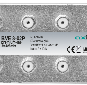 BVE 8-02P 8-way splitter | 5…1218 MHz | housing design 02