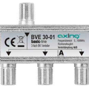 BVE 30-01 3-way splitter | 5…1006 MHz | housing design 01