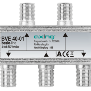 BVE 40-01 4-way splitter | 5…1006 MHz | housing design 01