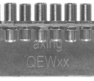 QEW 9-50 Earthing angle | 9-way, two-rowed