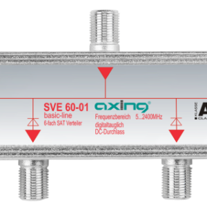 SVE 60-01 6-way SAT splitter | 5…2400 MHz