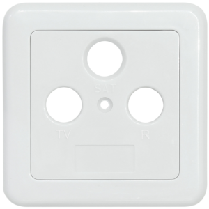 SZU 2-10 Cover plate | TV/R/SAT | two-parts