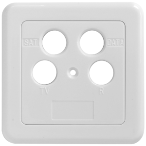 SZU 2-12 Cover plate | TV/R/SAT/DATA | two-parts