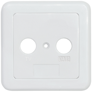 TZU 2-11 Cover plate | TV/DATA | two-parts